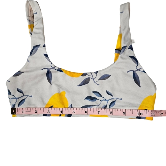 Kitty And Vibe "Florence" Swim Top, Light Blue/Lemons, Size A - Picture 12 of 13